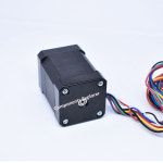 스테퍼 모터 Nema17 브러시리스 DC 24V 52W 상 단일 샤프트 CNC 라우터 밀링 절단 조각 42BLF02 4000RPM 3