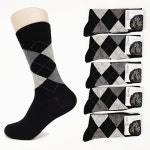 편한 신사정장양말 아가일 남성 5켤레