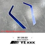 YAMAHA YZFR1 YZF-R1 R1M 전면 페어링 쉘 스티커 데칼 21 22 23 모든 로고 YZF1000