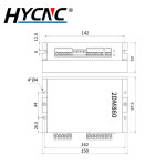 드라이버 상 디지털 스테퍼 모터 CNC 라우터 적합 Nema 34 2DM860 24-110VDC 18-80VAC 2