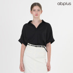 에이비플러스 AB PLUS ab plus ab plus 셔츠 카라 반팔 블라우스 LSY2MB