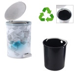 냄새차단 사무실 페달 휴지통 화장실 쓰레기통 6L 8L