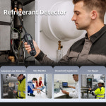 누출 감지기 NF 604 할로겐 LCD 디스플레이 프레온 테스터 CFCS HCFCS HFCS 감지 NF 604