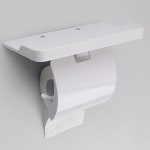 화장실 휴대폰 소품 선반 휴지걸이 물튐 방지 커버