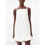 GANNI 24FW 가니 숏 원피스 135 NEUTRALS