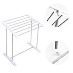 화이트 스텐 빨래미니건조대 빨래걸이 빨래건조 1단