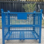 철 자재 인양함 공사장 박스 건설 창고 접이식 메쉬망