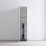 400x1900 틈새 청소기 수납장 선반장 문있는