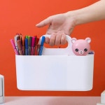 5개 섹션 사무용품 정리 손잡이 다용도 연필꽂이