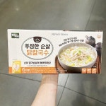 백제 푸짐한 순살 닭칼국수 243g x 6개 56074