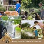 황동 정원 호스 분배기 Y형 탭 급수 커넥터 디스트리뷰터 야외 수도꼭지 3 4 2 웨이 1 2 3 세트