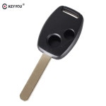 KEYYOU 의 열쇠가없는 항목 원격 자동차 키 Fob 2 버튼 혼다 들어 시민 CRV 재즈 HRV 칩 1개