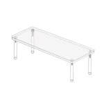 아크릴 진열장 피규어 보관함 1단