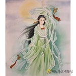 탱화 4자x3자 최고급 방울선녀탱화 맞춤탱화