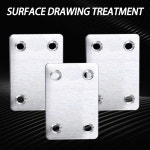 스테인레스 스틸 직각 브래킷 직선 4 홀 고정 각도 가구 패스너 목재 선반 캐비닛