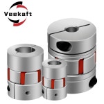 알루미늄 플럼 플렉시블 샤프트 BW 커플링 모터 커넥터 2 죠 커플러 솔리드 고무 패드 6 8 3x5 D14L22