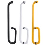 아이씨비 강화 유리문 손잡이 L자 1 시크한