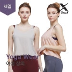 기어엑스 기어엑스 요가복C-여성 크롭나시 요가웨어 상의