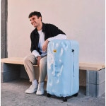 크래쉬배기지 CLASH BAGGAGE 30 대형 캐리어 한달살기 유럽 여행 교환학생 유니크 스카이블루