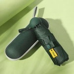 그린 캡슐케이스 5단 접이식 암막 우산 겸 양산