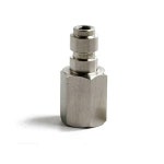 1 8 NPT 퀵 분리 플러그 어댑터 암나사 PCP 페인트볼 충전 피팅 씰링 O 링 스테인리스 스틸