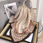 모던 트렌디 디자인 스타일리쉬 실크 스카프