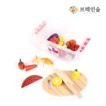 브레인숲 코코 교구교재 원목 커팅푸드 26p VCMM7NNQ