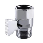 황동 수압 내구성 휴대용 직접 밸브 제어 흐름 조절기 세라믹 샤워 작업자 각도 240 볼트