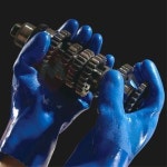 선박 조선소 반화학성 3중 PVC 안전코팅 작업장갑L 석유 차량정비 공업소