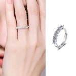 seven 로얄큐빅 링 오픈조절 우정반지 주얼리