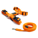 아띠지기 아띠지기 강아지 앞섬방지 H형 하네스 웨빙 리드줄 세트 M 1세트