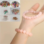 비즈 공예 부자재 모음 구슬 팔찌 키링 우레탄실 유리 DIY 재료 만들기 목걸이