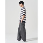 에잇세컨즈 멀티 스트라이프 카라 반집업 니트 264751ey1r
