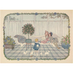 MA 동화 마을 공주 태피스트리 아기양들 100 x 75 cm