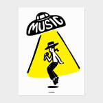 카멜앤오아시스 Music UFO 뮤직 유에프오 음악 일러스트 포스터