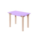 교연교구 교연교구 어린이집 유치원 전용 입식 책상 테이블 미니 1인입식책상 W650xD450 H540 유아 플라스틱다리 보라
