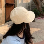 여성 깔끔한 무지 디자인 다양한 코디 아이템 선캡 거지 모자 남자 버킷햇 여자 볼캡