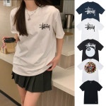 스투시 스투시 반팔 오버핏 티셔츠 사이즈 S