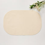 모던하우스 모던하우스 가죽패턴 실리콘 둥근사각모양 식탁매트