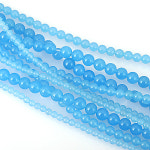 5- 원석 라운드 New신백옥 T 반줄 약23개 1줄 팔찌부자재 3151-4