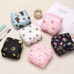 여성 가방정리 간편 소지품 정리 사각 파우치