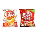 포테토칩세트 잭슨페퍼로니맛1개X엽떡오리지널맛1개
