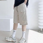 캐주얼 데일리 남자 후디 오버핏 카고 반바지