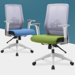 통풍 메쉬 허리받침대 등받이 사무실 회의실 의자 사무실의자 튼튼한의자 pc의자