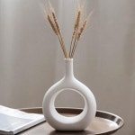 화병 오드리 도자기 꽃병 오브제 인테리어
