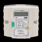 전기 디지털 전자식 계량기 3상 4선 40 10 A 가로형