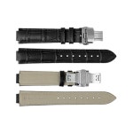 조이덴 까르띠에 호환 시계줄 발롱블루 호환 자동버클 가죽밴드 블랙-자동버클22x20mm