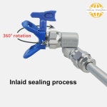 클린샷 밸브 고압 스프레이 건 스위브용 팁 값 어댑터 조인트가 에어리스 287036