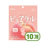 GS25 카바야 퓨아랄구미 복숭아 젤리간식 40g x 10개