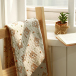 원단 퀼팅다이마루-다람쥐송 오트밀 퀼트 천 홈패션